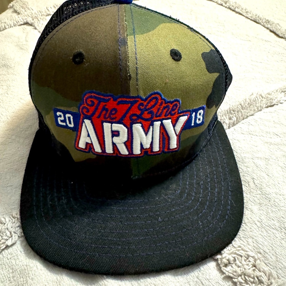 Mets 7 line army hat